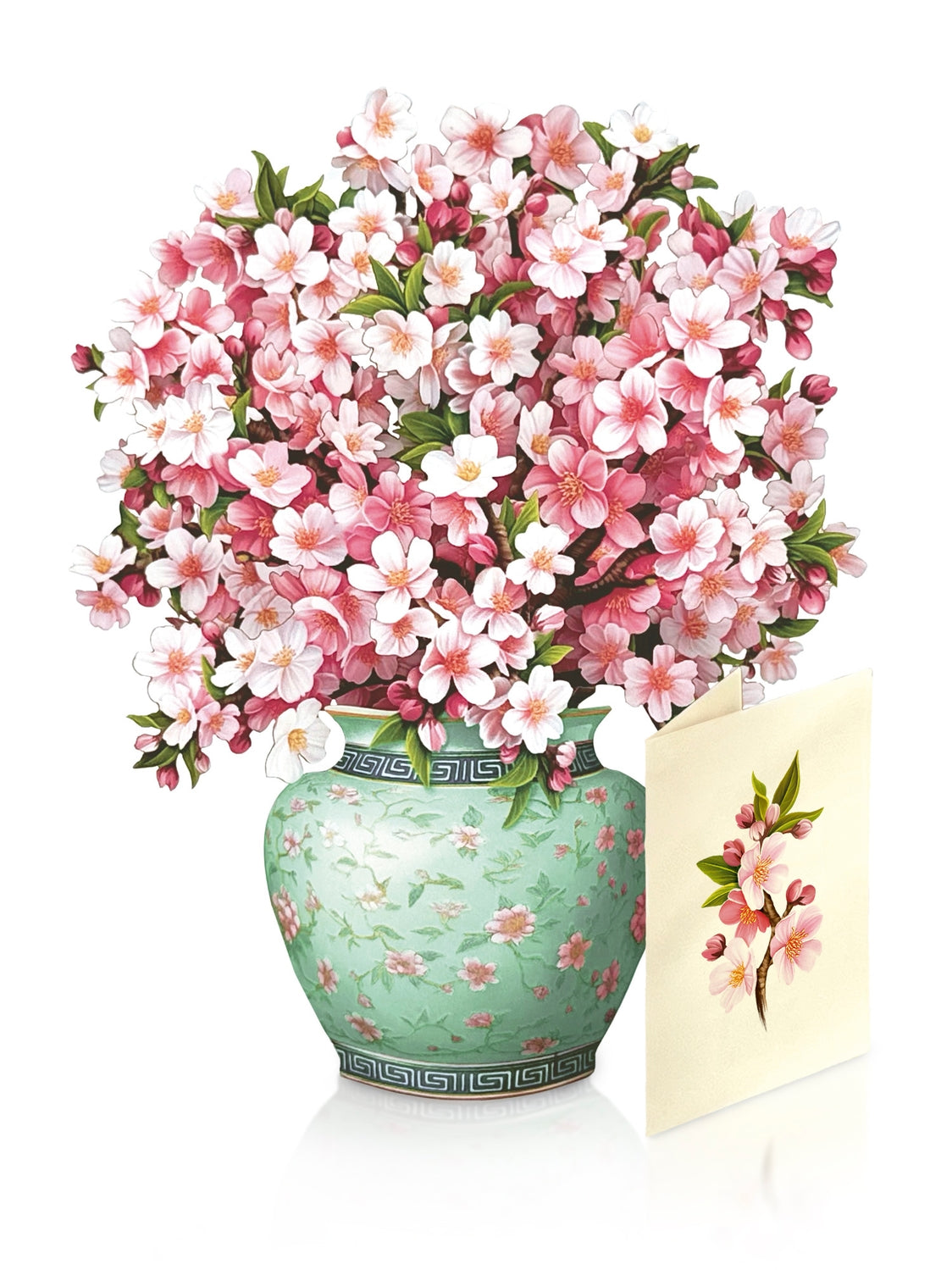 Mini Japanese Cherry Blossom Pop-Up Greeting Card