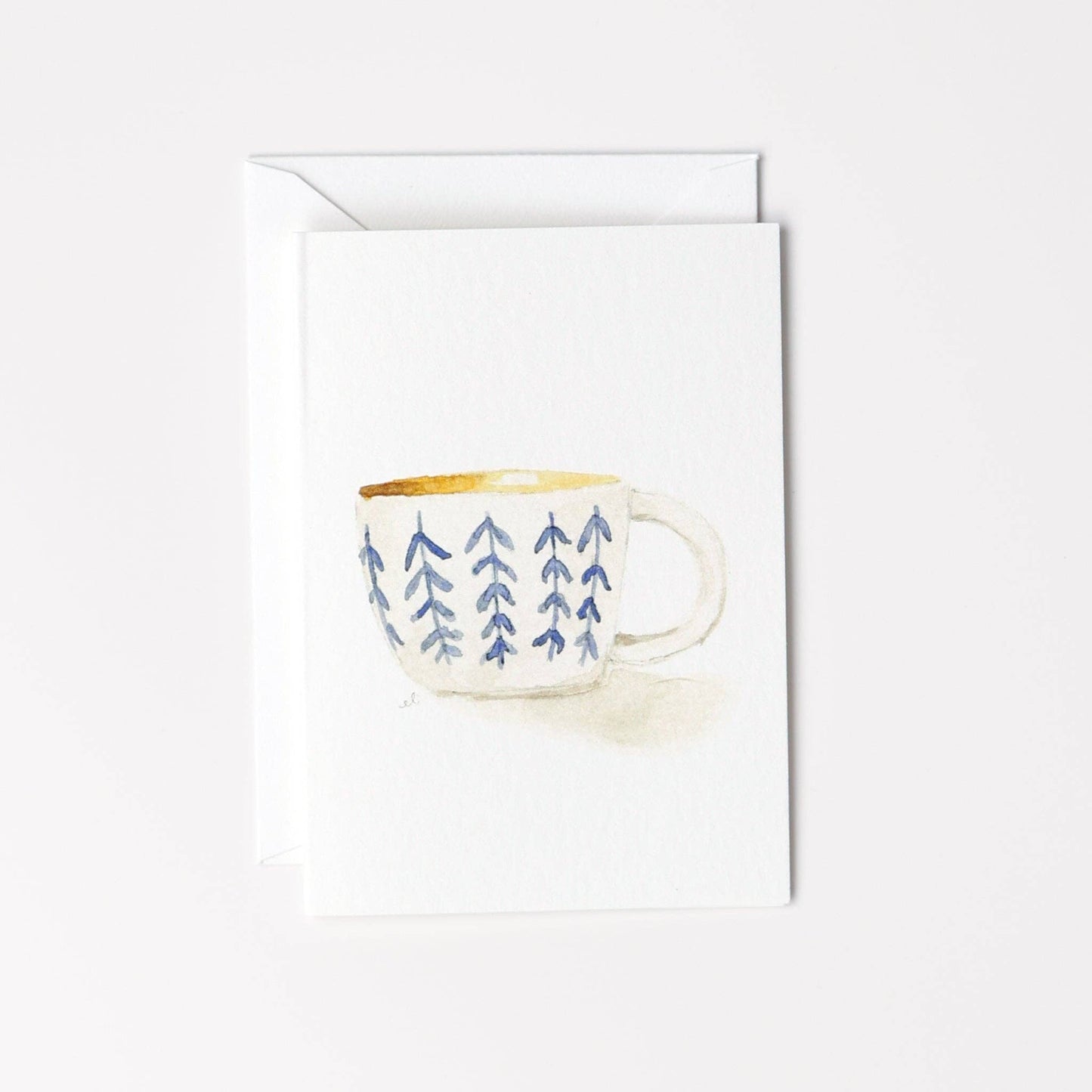 Vine mug mini notecard