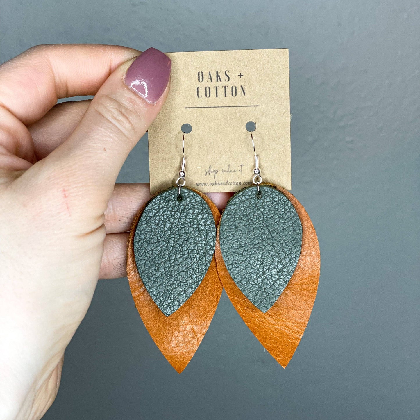 Double Teardrop Earrings