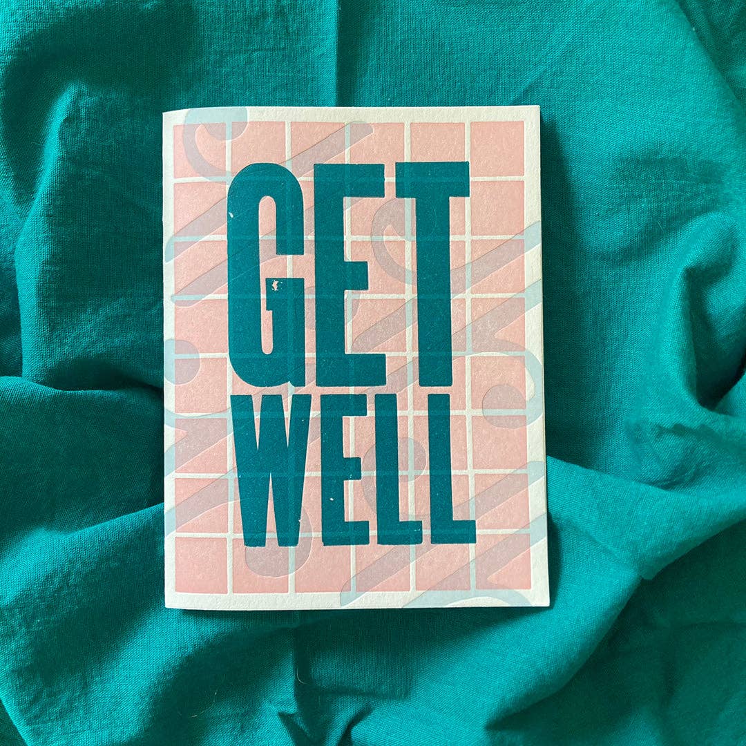 GET WELL - Greeting Card