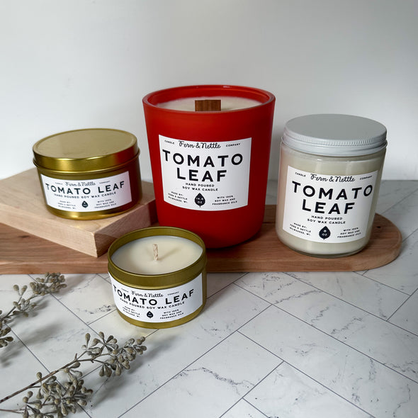 Fern & Nettle Tomato Leaf Candle