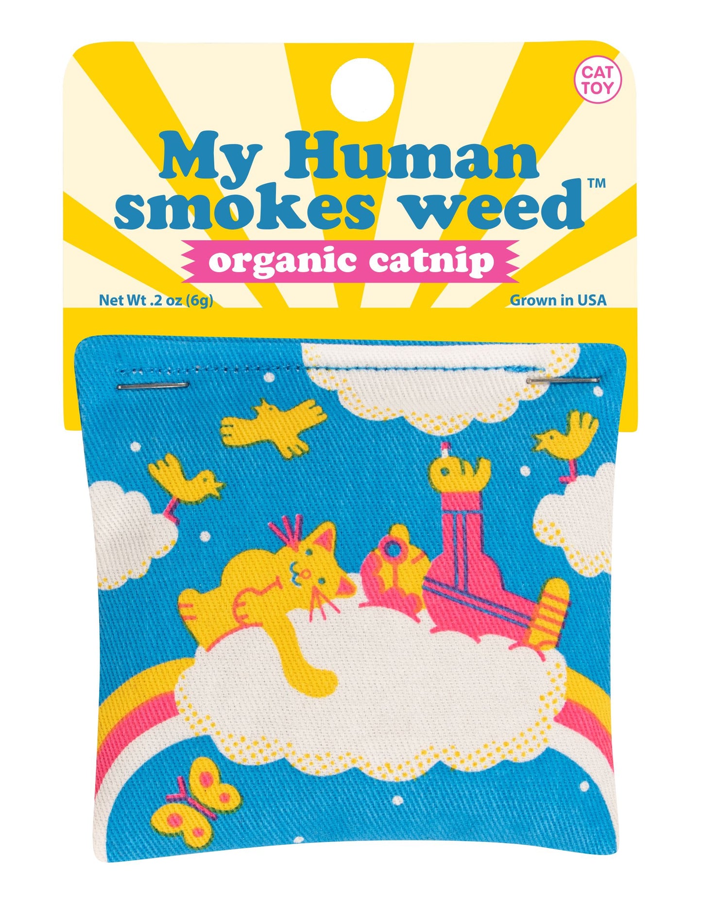 My HumanSmokes Weed Catnip Toy