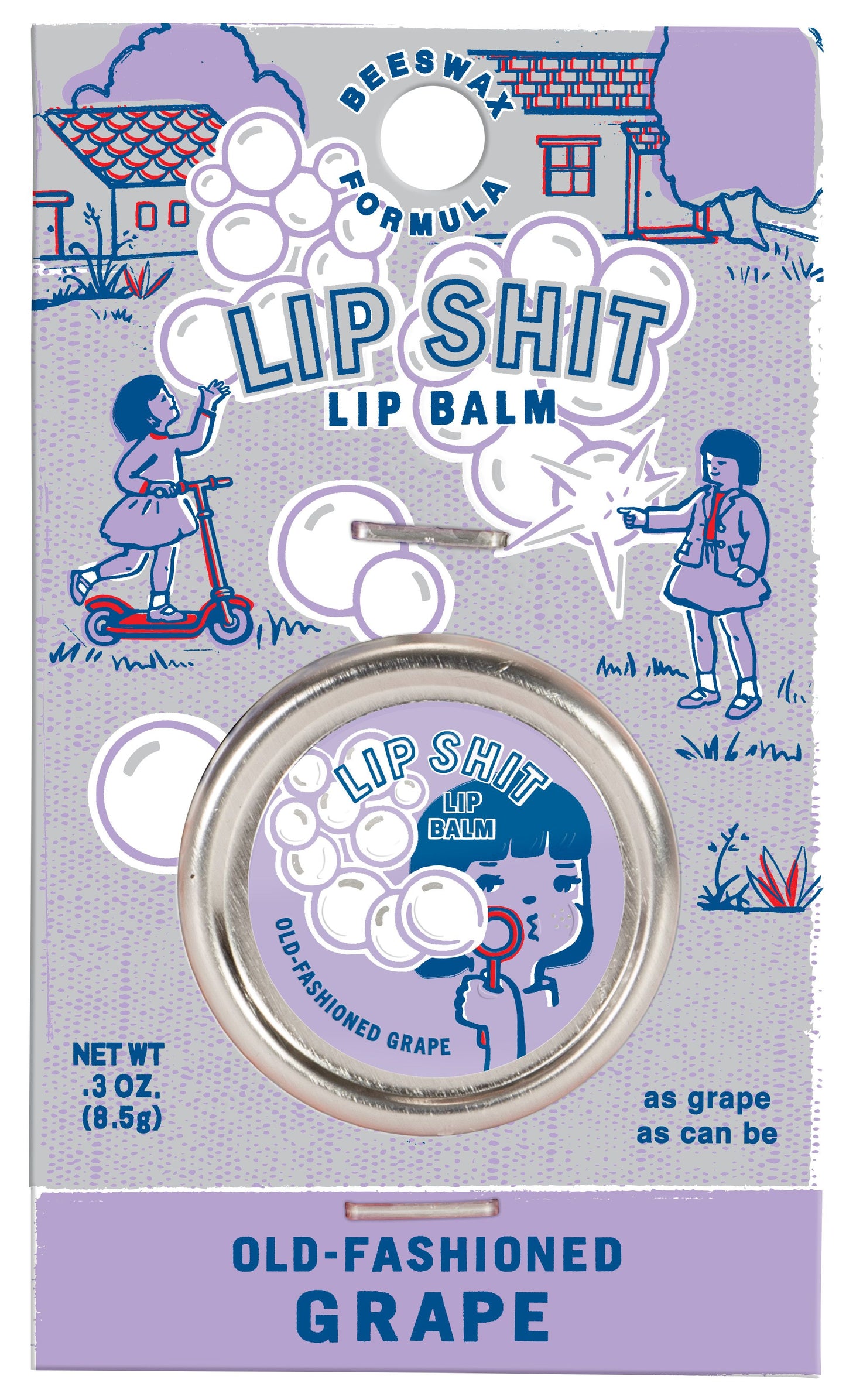 Old Fashioned Grape Lip Shit Lip Balm