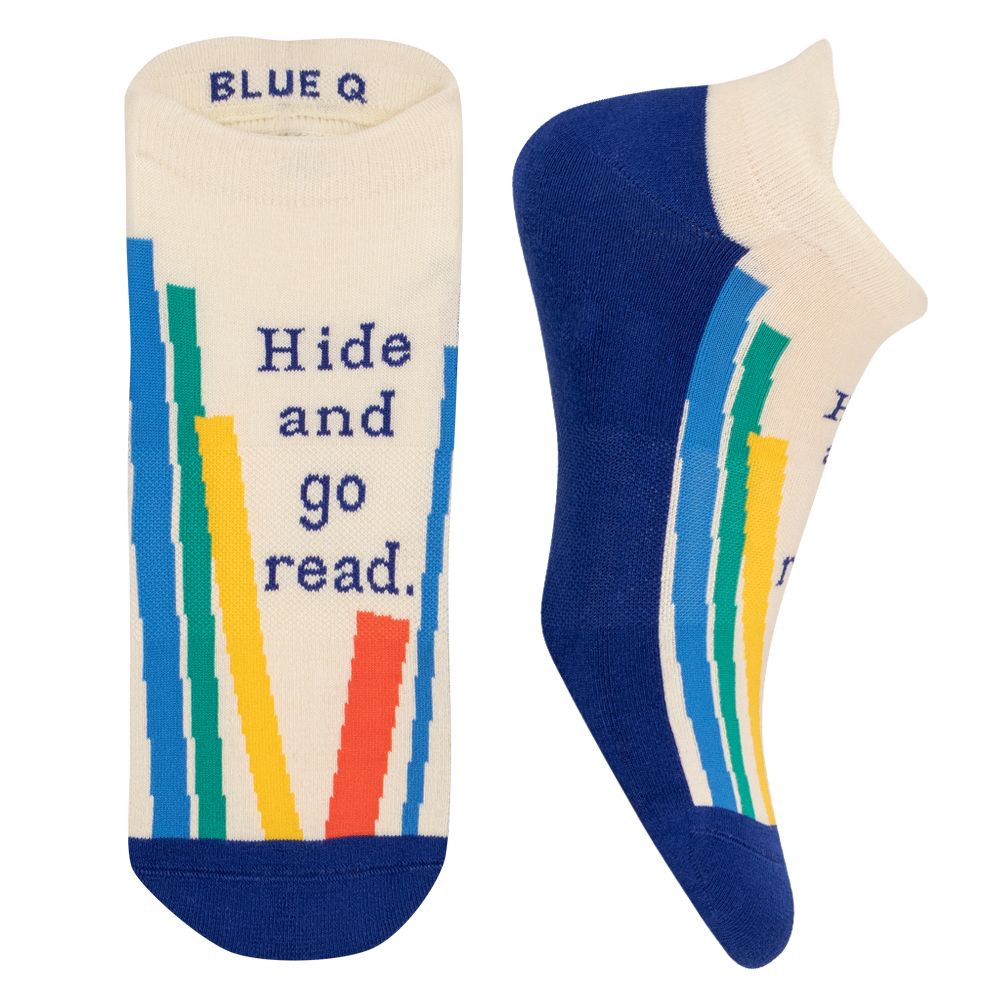 Hide & Read Sneaker Socks