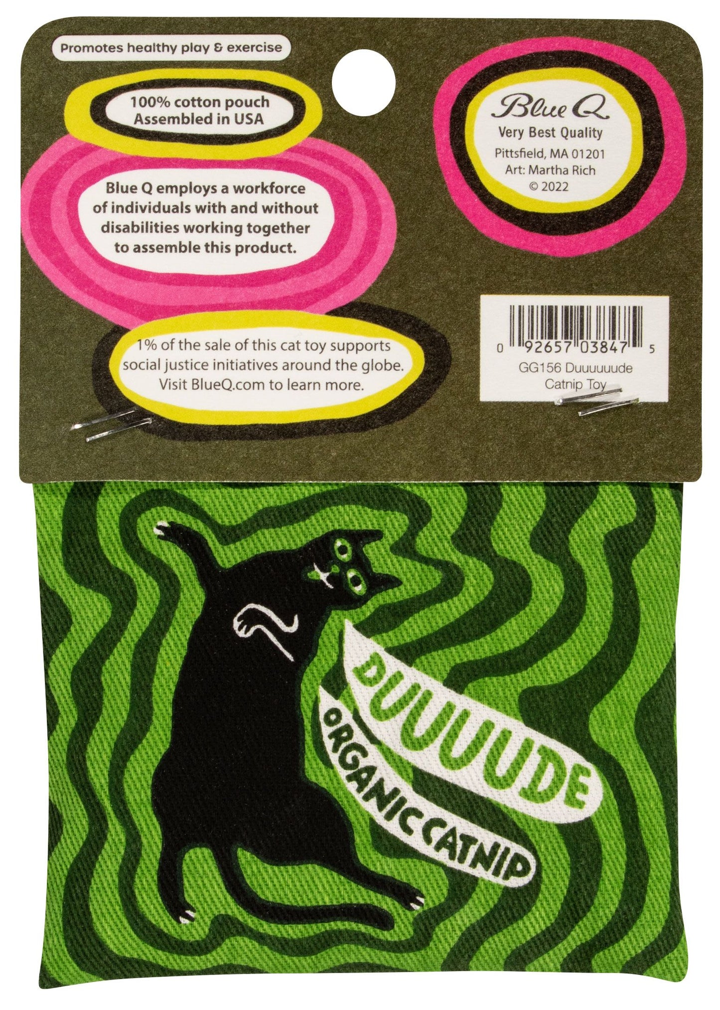 Duuuuuude Catnip Toy