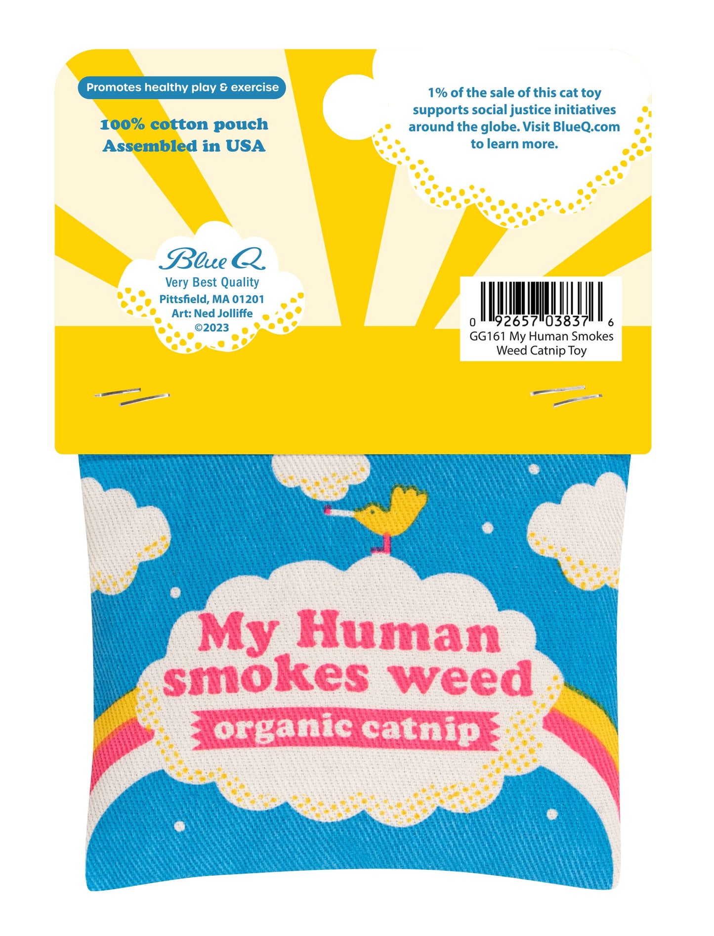 My HumanSmokes Weed Catnip Toy