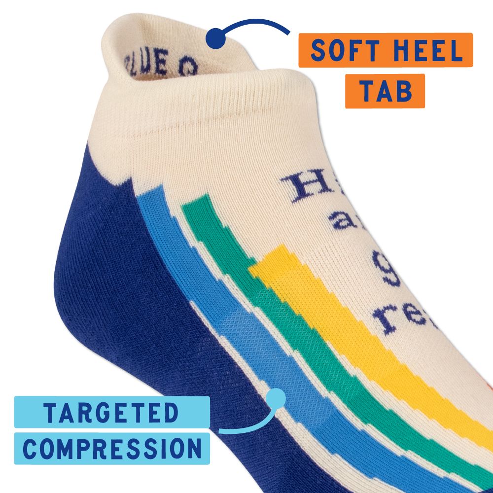 Hide & Read Sneaker Socks
