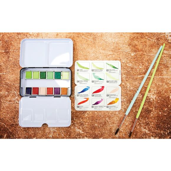 Prima Watercolor Confections Watercolor Pans - Terrain