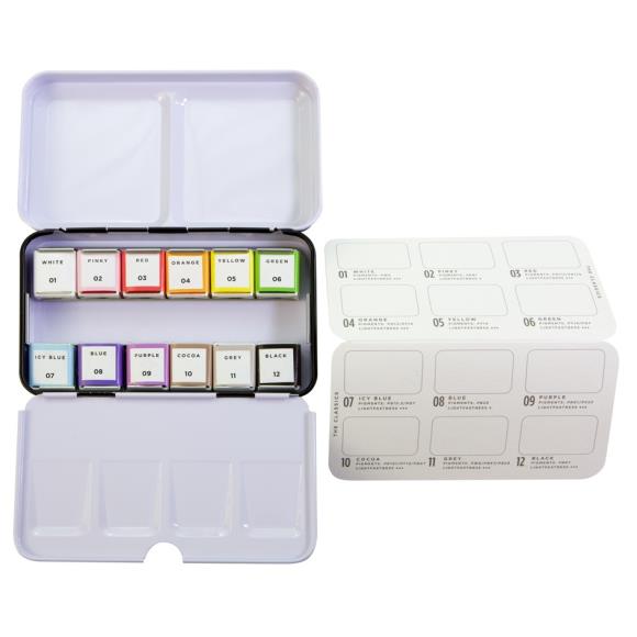 Prima Watercolor Confections Watercolor Pans - The Classics