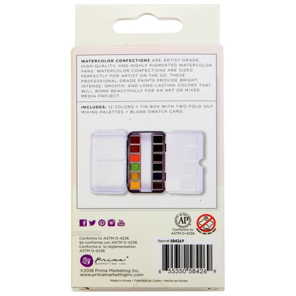 Prima Watercolor Confections Watercolor Pans - Tropicals