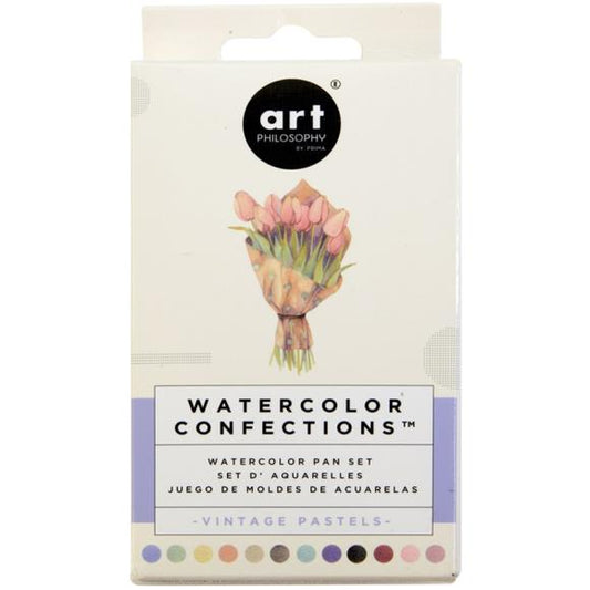 Prima Watercolor Confections Watercolor Pans - Vintage Pastel