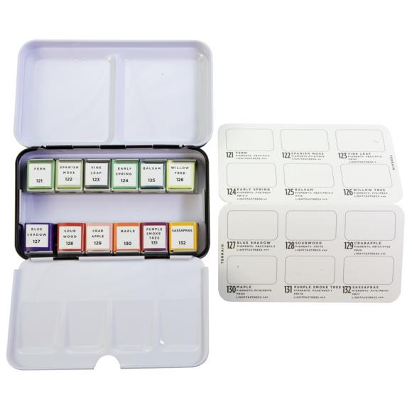 Prima Watercolor Confections Watercolor Pans - Terrain