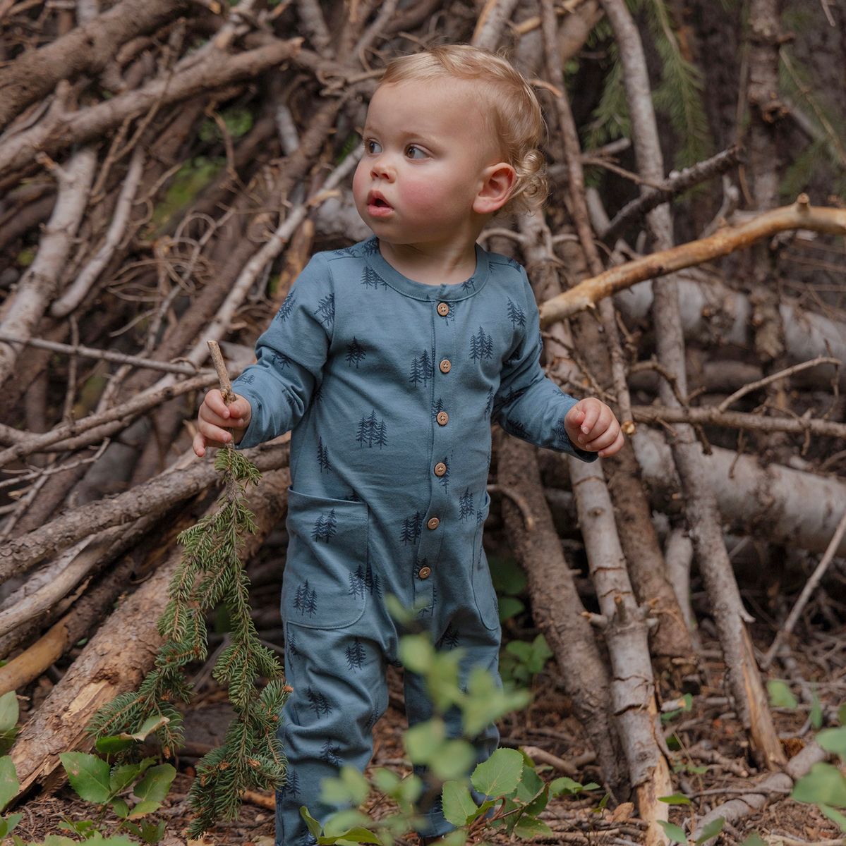 Pocket Romper Twilight Forest