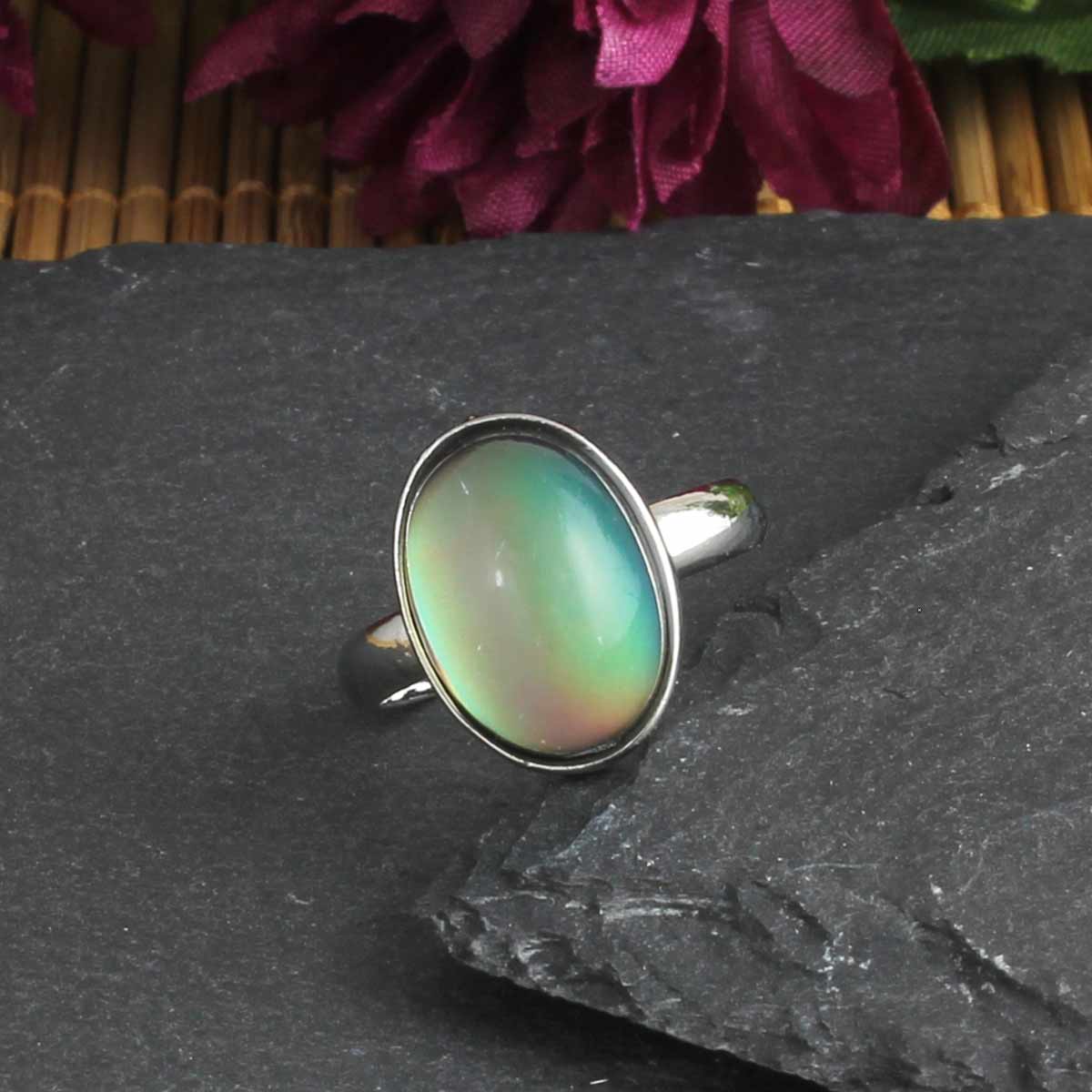 Oval Adjustable Mood Ring