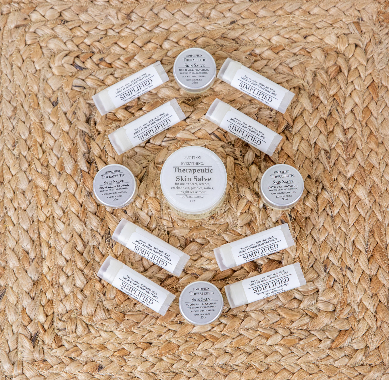 Therapeutic Skin Salve Sample Cards (12 Pack)