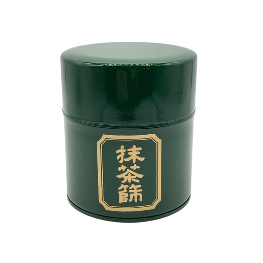 5.3oz Matcha Tin Container With Mesh Sifter and Scoop