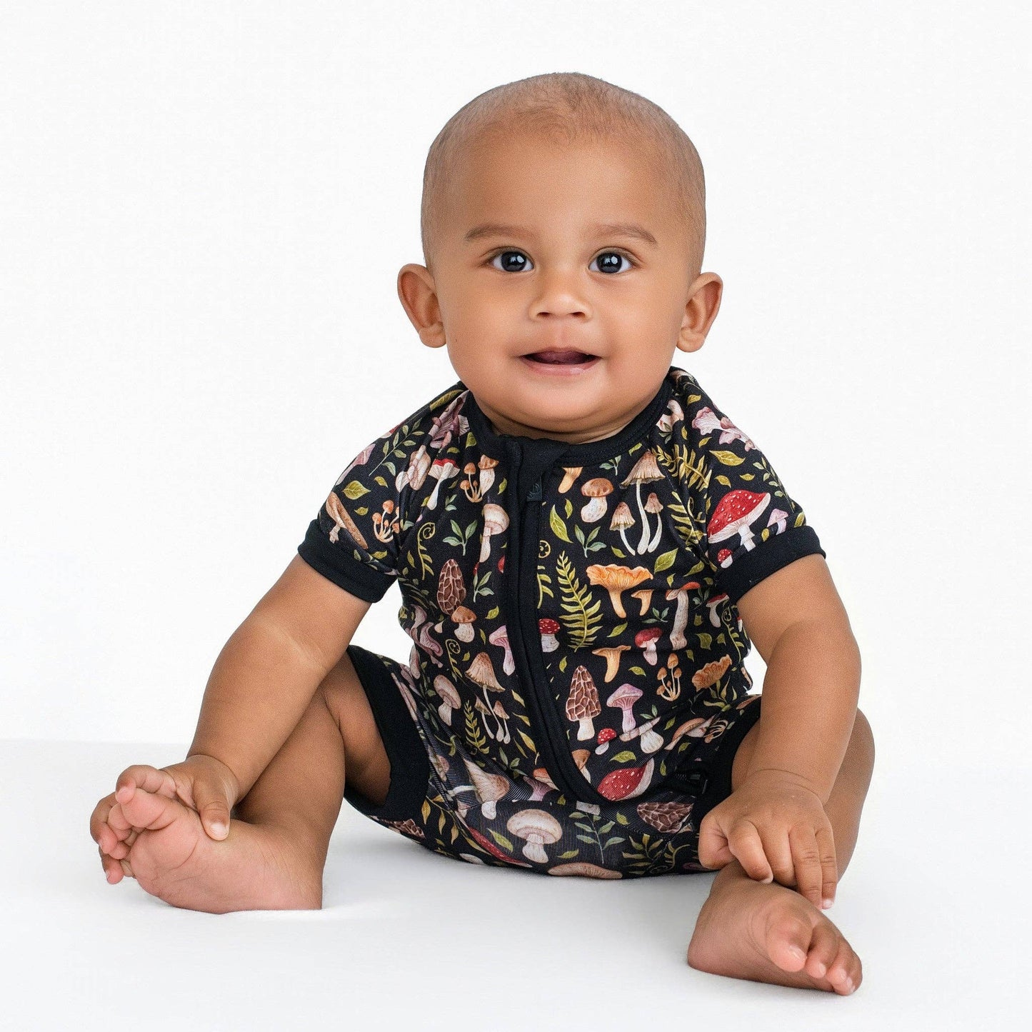 Mystic Mushrooms Short Sleeve Romper