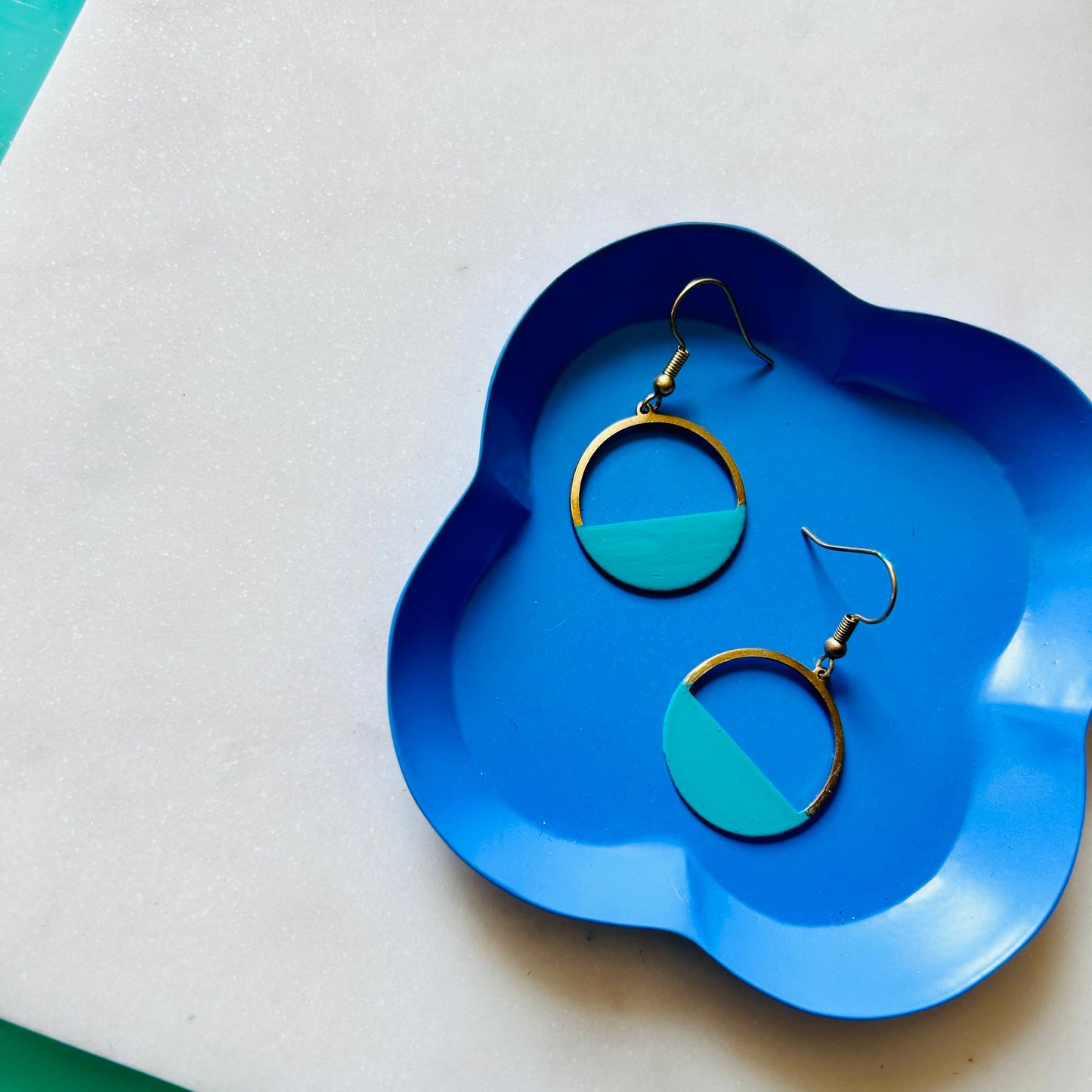 Crescent Hoop Earrings-Assorted Styles