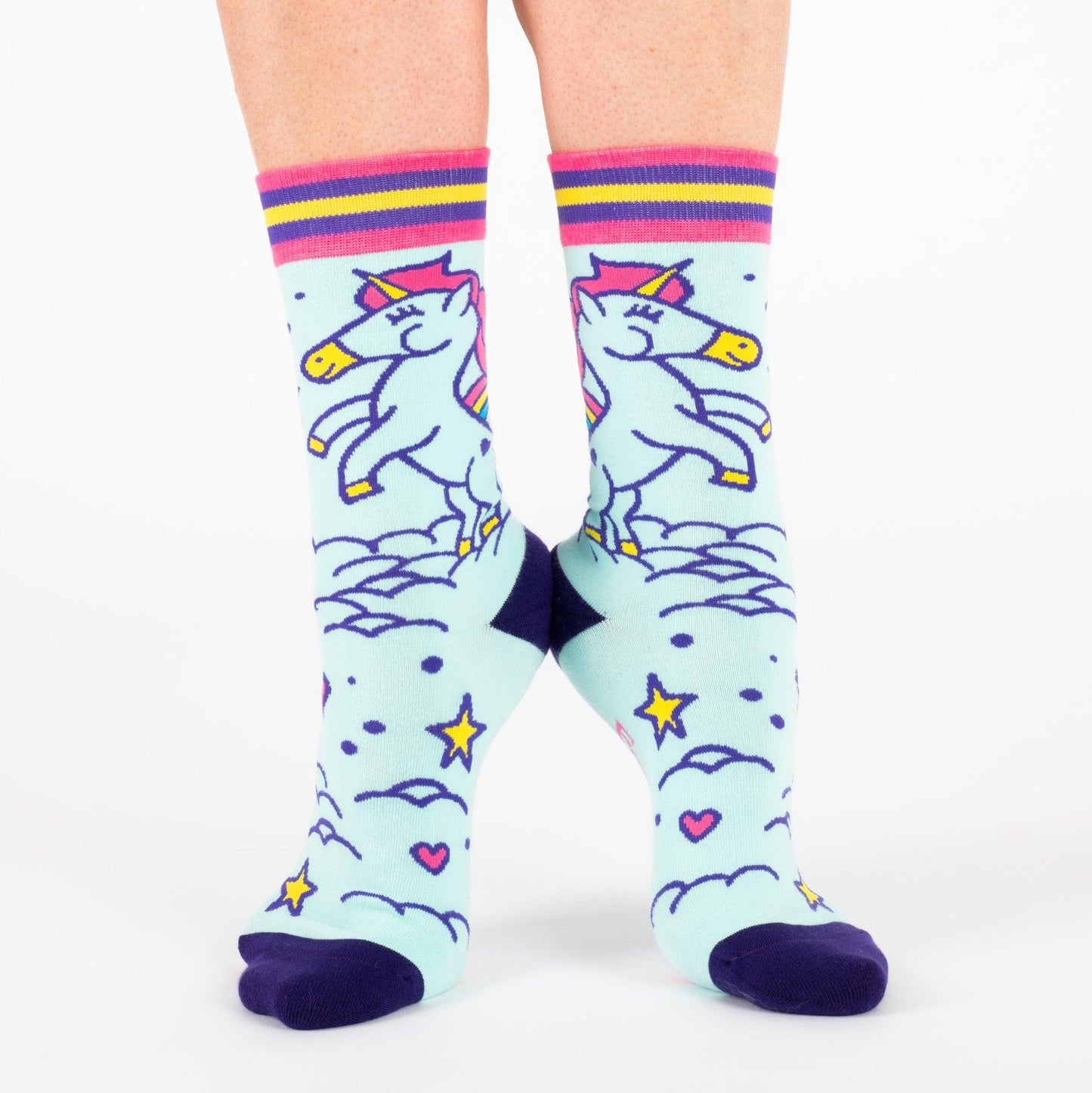Cute Unicorn Crew Socks