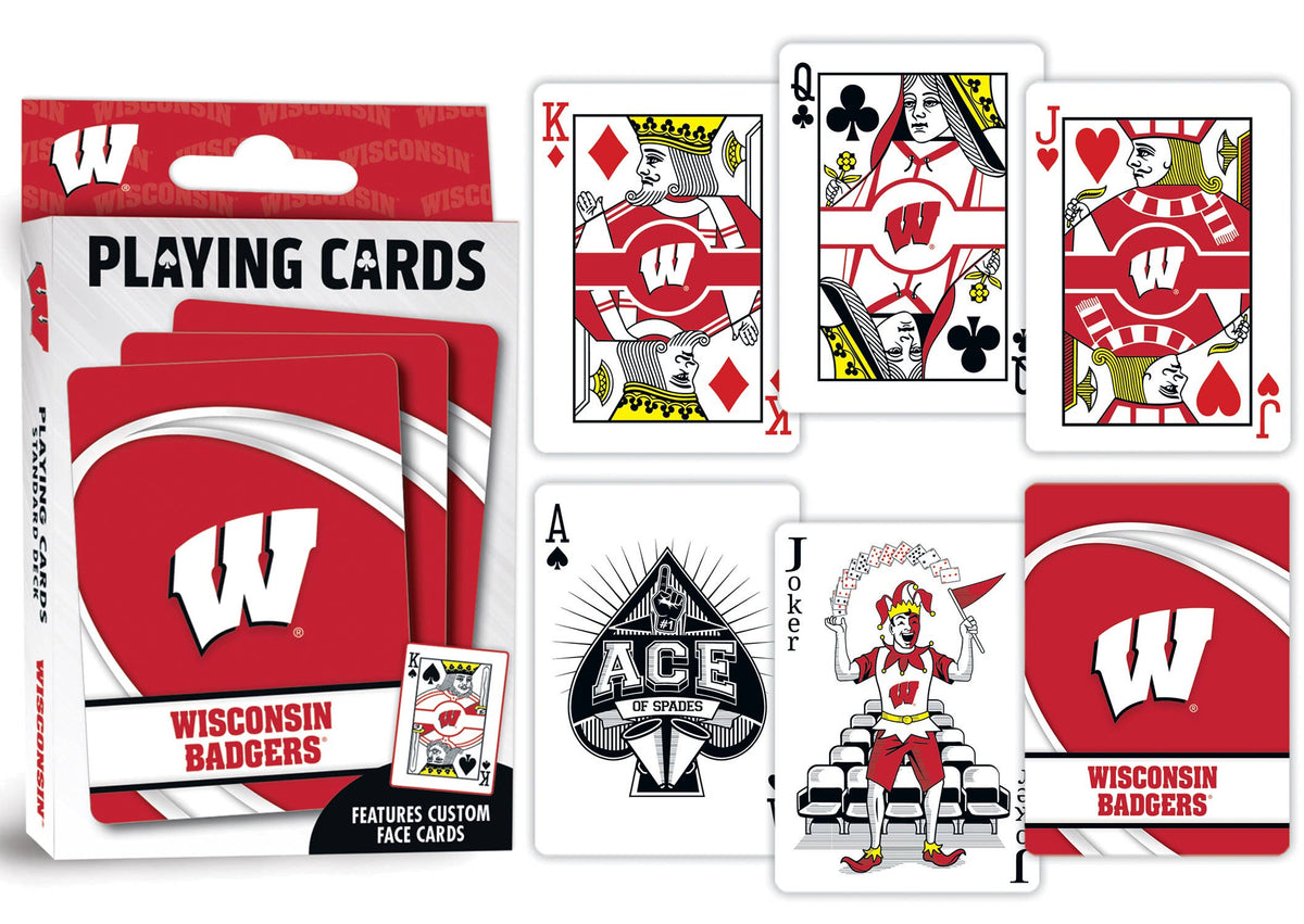 Wisconsin Badgers Playing Cards