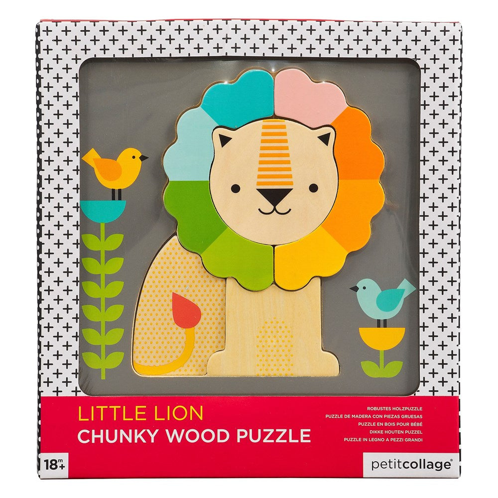 Chunky Wood Puzzle Little Lion