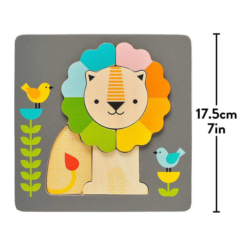 Chunky Wood Puzzle Little Lion