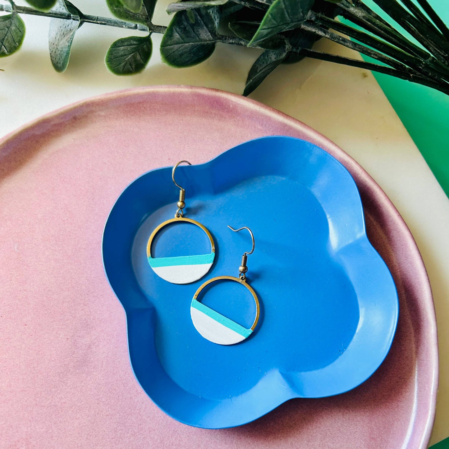 Crescent Hoop Earrings-Assorted Styles