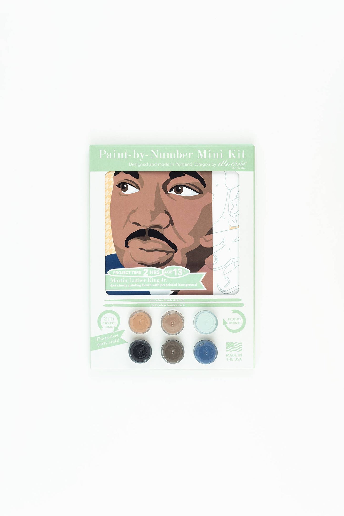 Martin Luther King Jr. MINI Paint-by-Number Kit