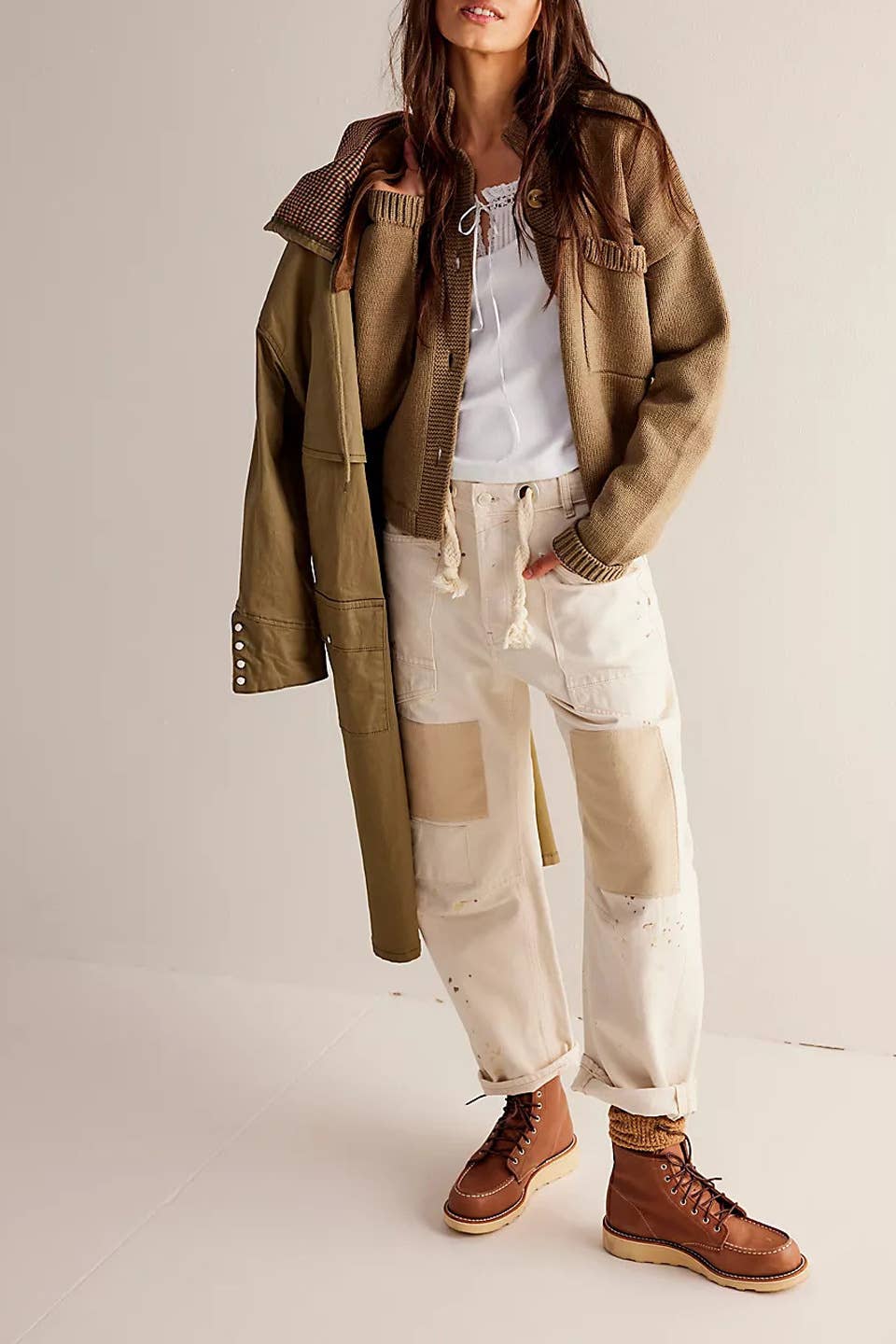 Feel Good Relaxed Fit Slouchy Button Down Knit Cardigan