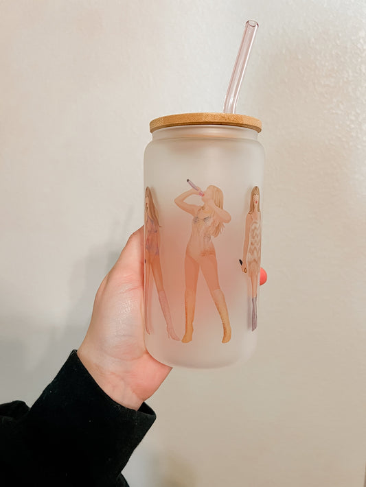 Eras 16oz Frosted Glass Can