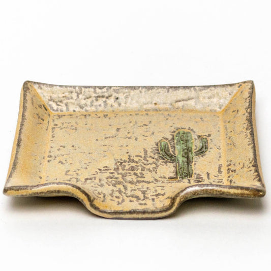 Saguaro Cactus Handmade Ceramic Soap Dish