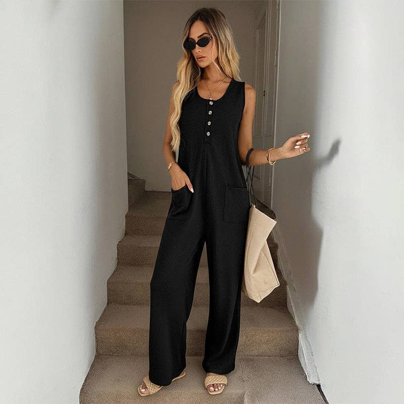 Casual Loose Strap Jumpsuit