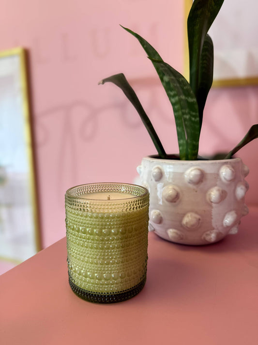 Mango Basil – Limited Edition Bubble Glass Candle