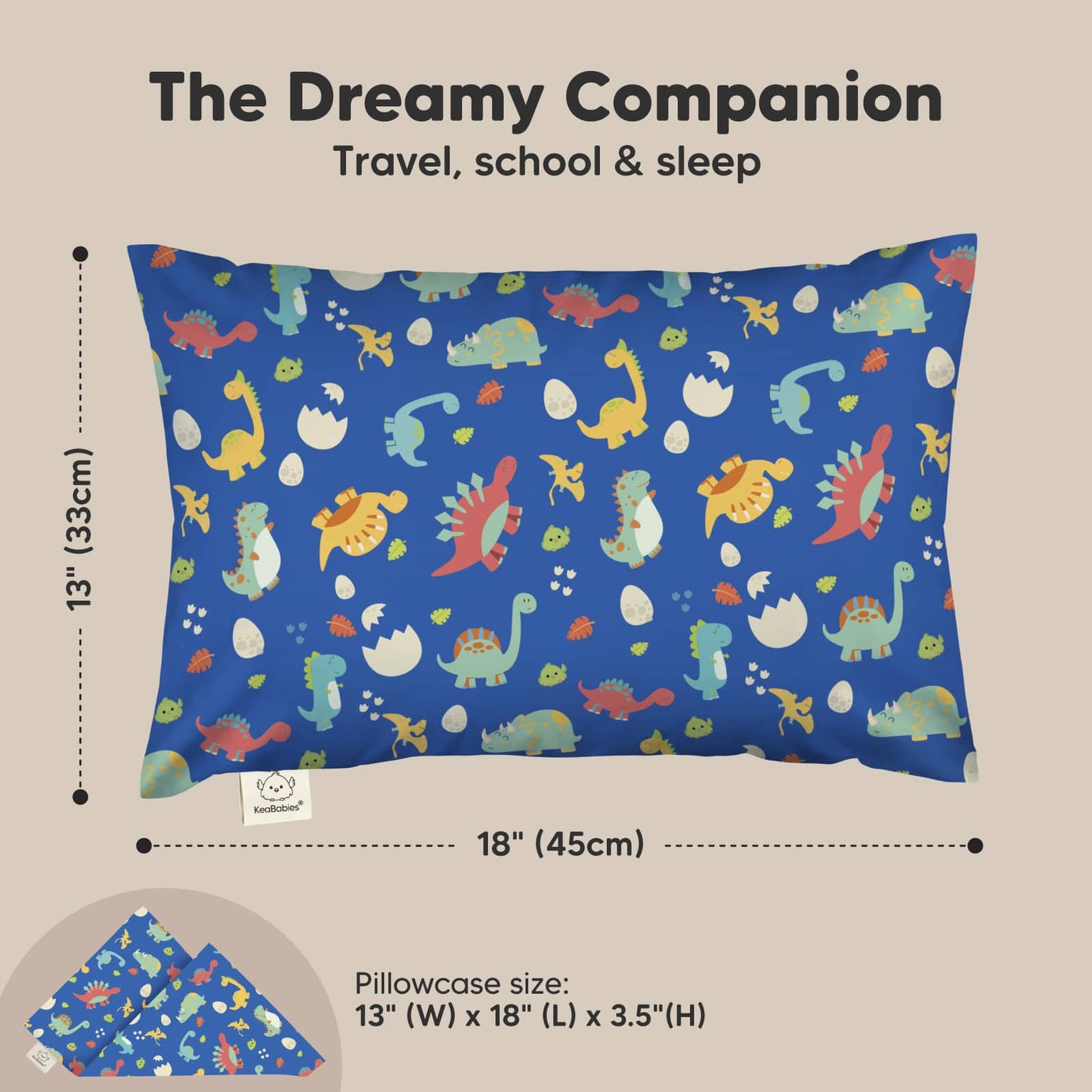 13X18 Toddler Pillow With Pillowcase