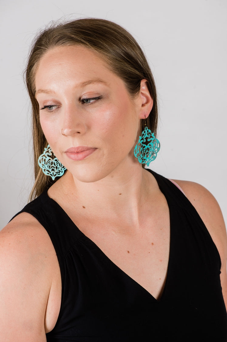 Damask Filigree Earrings