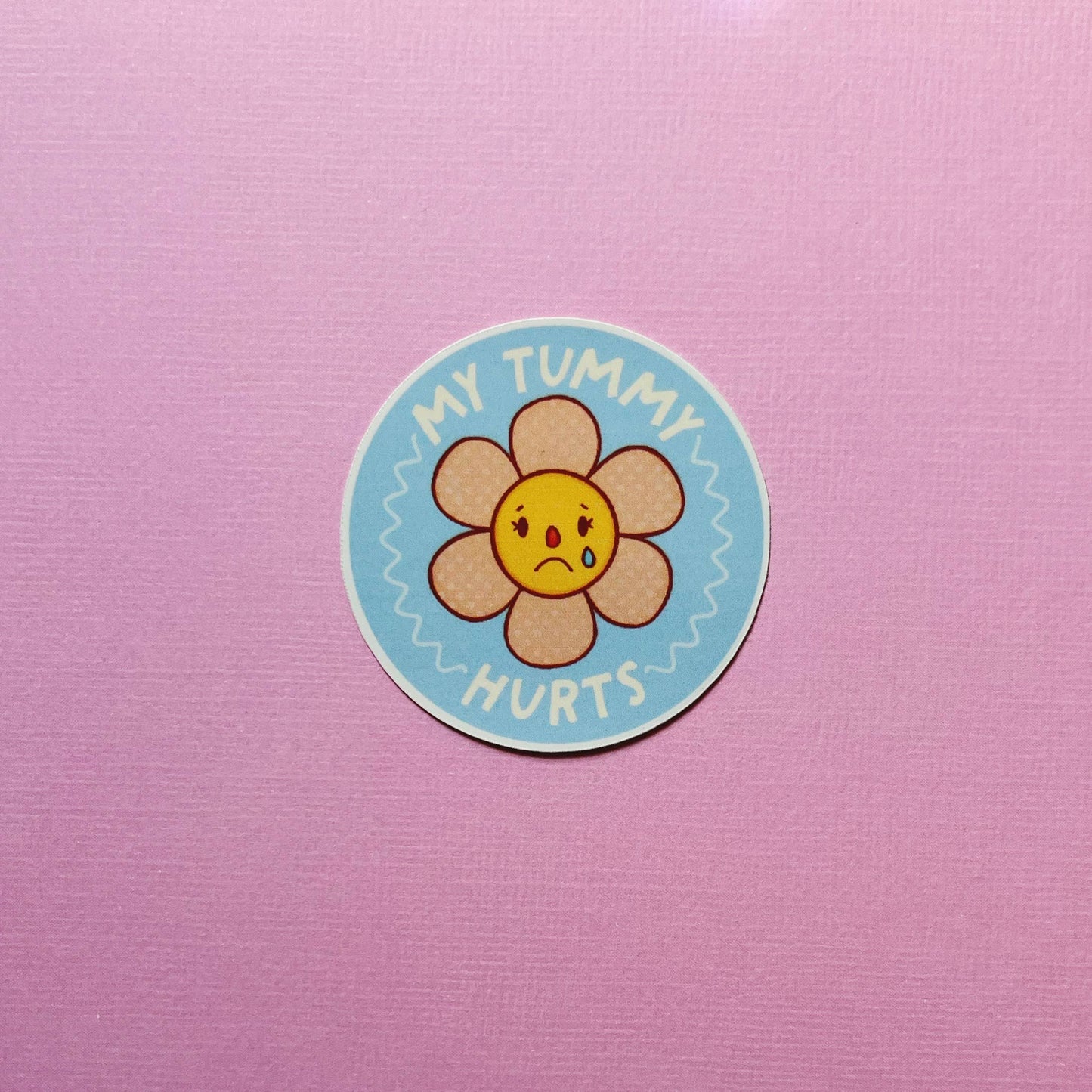 My Tummy Hurts Sticker