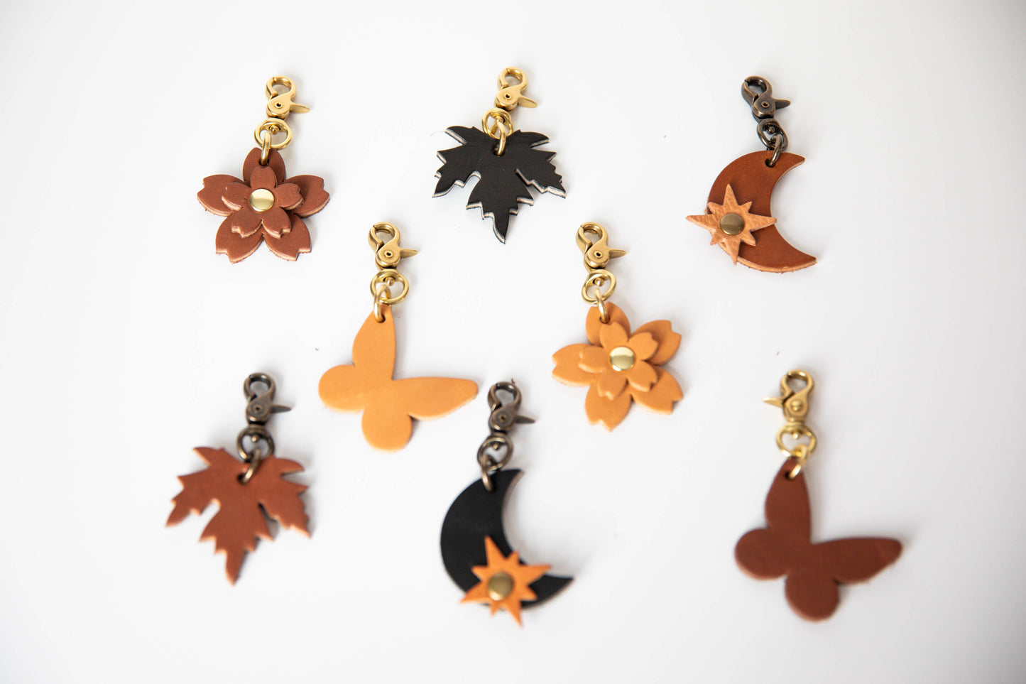 Leather Keychain - Charm