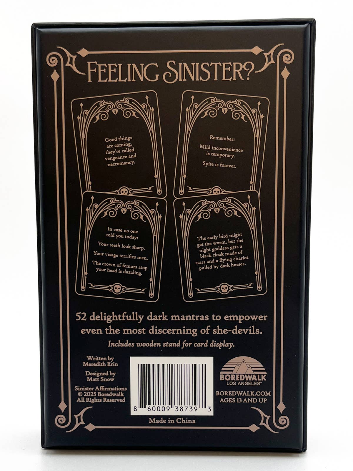 Sinister Affirmations