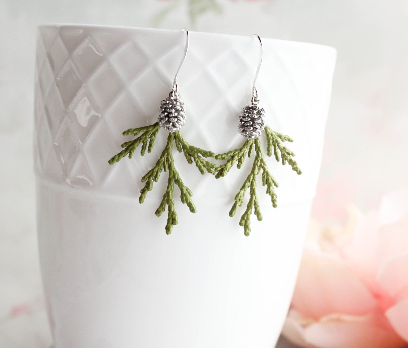 Cedar Branch Earrings