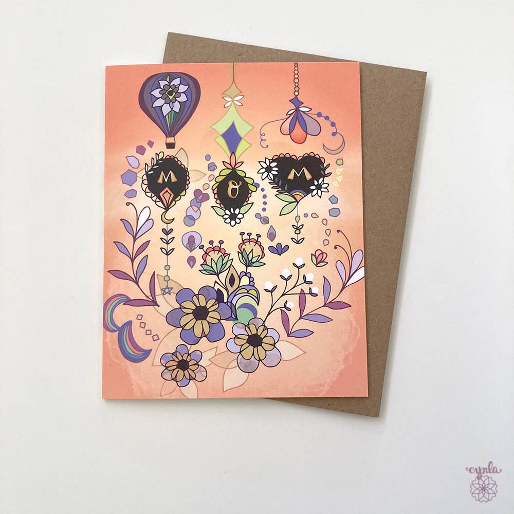 Flower Mom Card