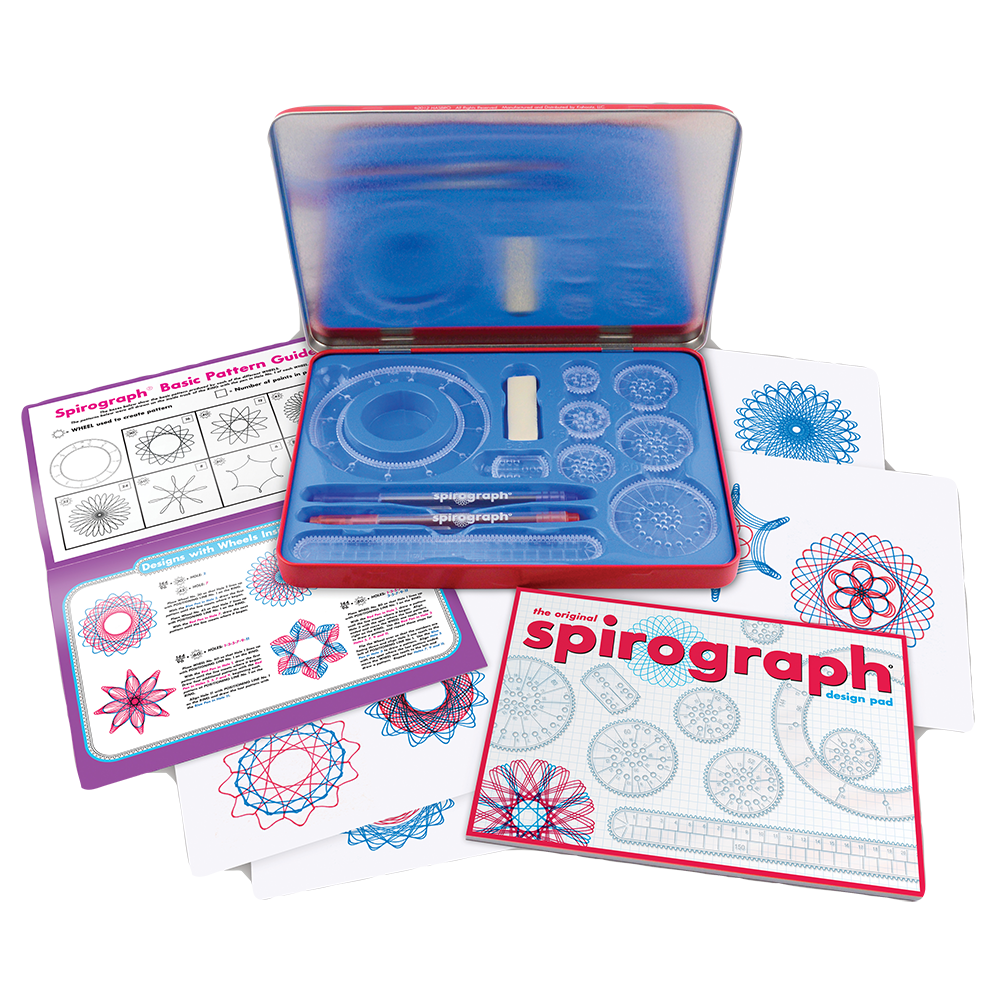 Spirograph Design Tin