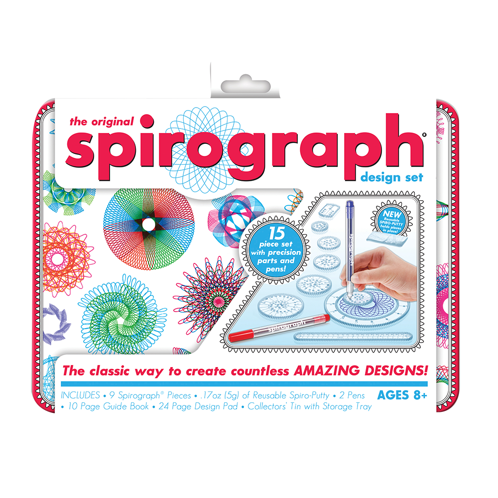 Spirograph Design Tin
