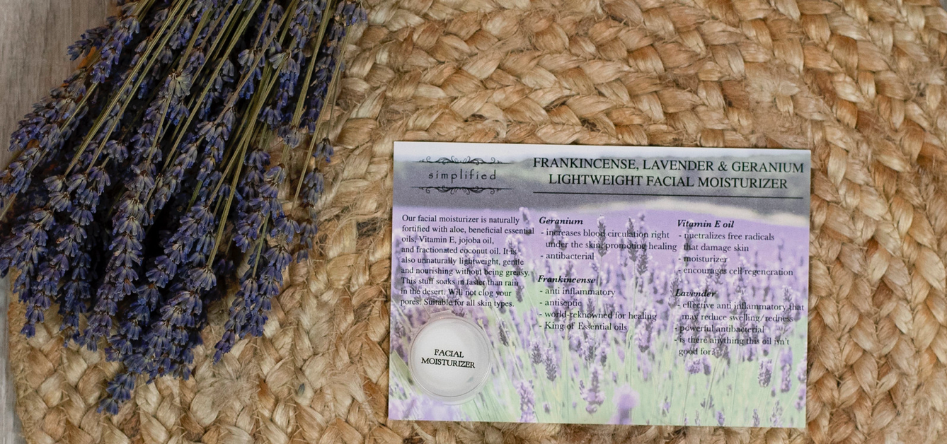 Facial Moisturizer Sample Cards (12 Pack)