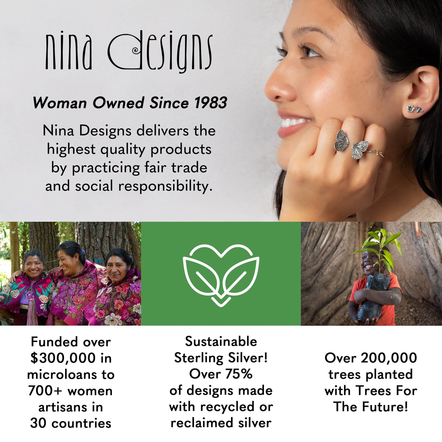 Sterling Silver Wolf Necklace with Bronze