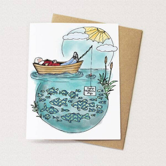 Father's Day Boat Card
