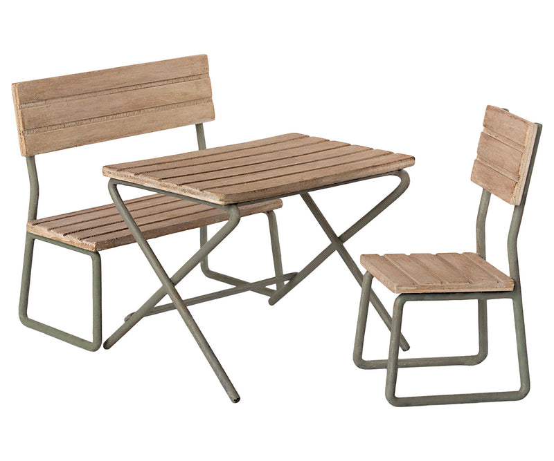 Garden Set Table w/Chair and Bench 11-1113-00