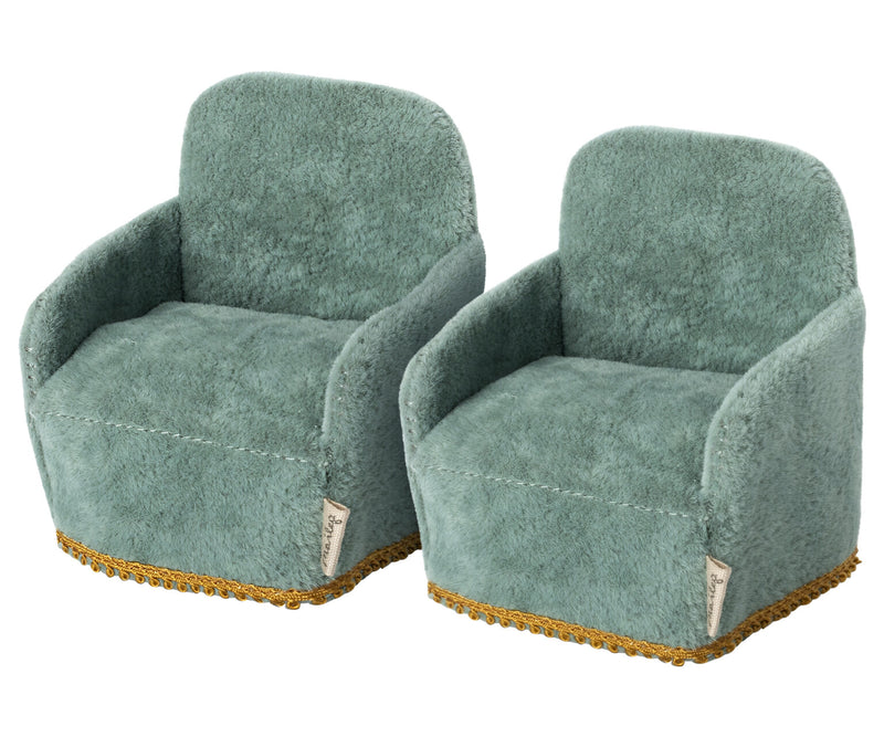Set of 2 Chairs (for Maileg Mice or dollhouse)