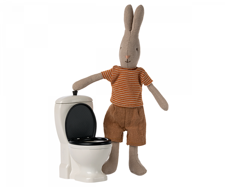 Miniature Toilet for Maileg Teddy and Bunny