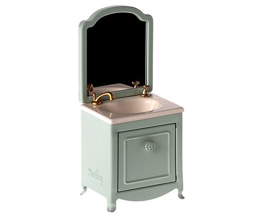 Sink Dresser With Mirror for Mice - Mint