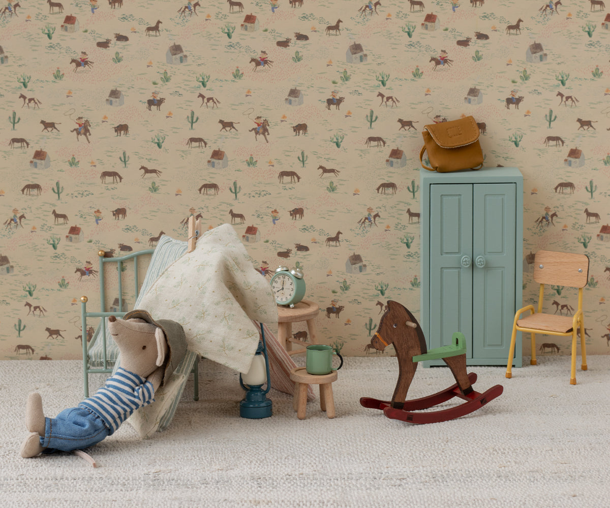 Mouse Rocking Horse Dark Brown